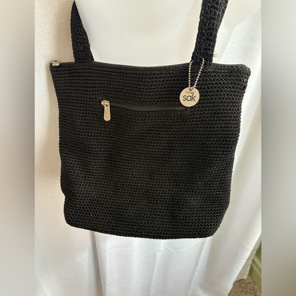 The Sak Black Crochet shoulder bag with Hang Tag‎ EUC - Picture 2 of 9